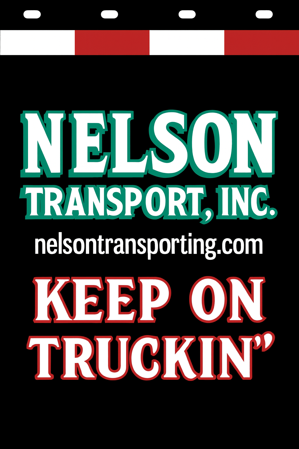 Custom Two-Color Semi-Truck, Work Truck, Box Truck Mud Flaps | Create Your Own Mud Flaps | Add Your Own Logo Or Text | Custom Mud Flap Template Designs | Mud Flaps For Compliance & Business Growth