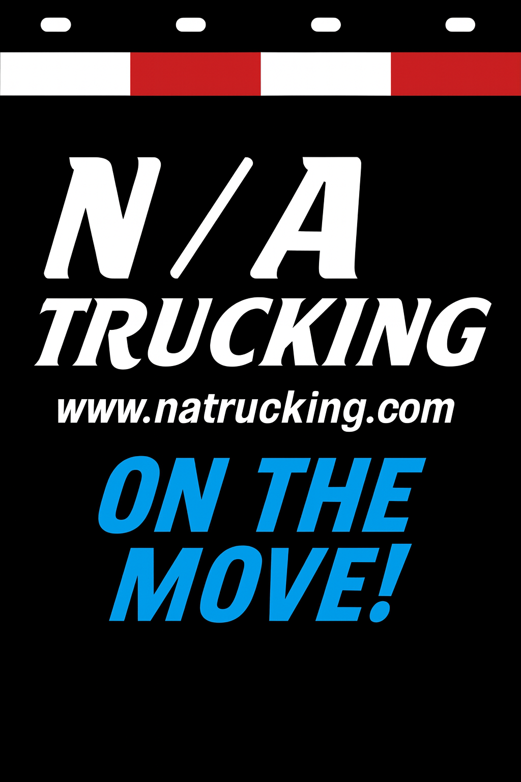 Custom Two-Color Semi-Truck, Work Truck, Box Truck Mud Flaps | Create Your Own Mud Flaps | Add Your Own Logo Or Text | Custom Mud Flap Template Designs | Mud Flaps For Compliance & Business Growth
