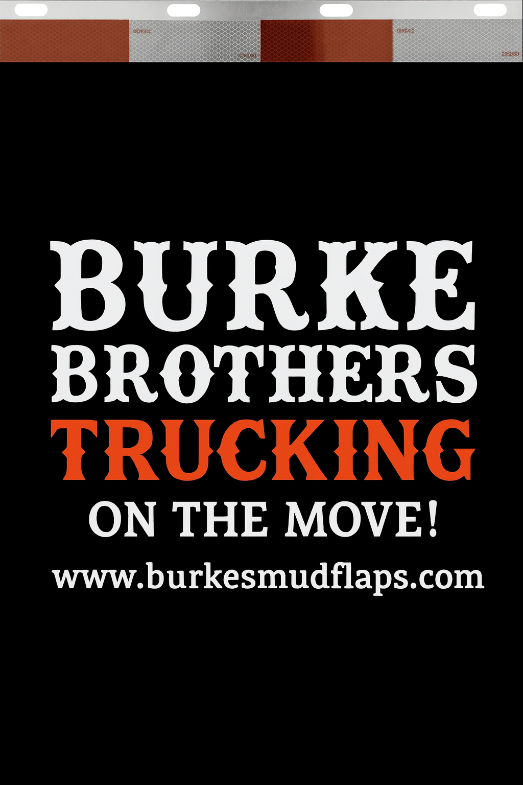 Custom Two-Color Semi-Truck, Work Truck, Box Truck Mud Flaps | Create Your Own Mud Flaps | Add Your Own Logo Or Text | Custom Mud Flap Template Designs | Mud Flaps For Compliance & Business Growth