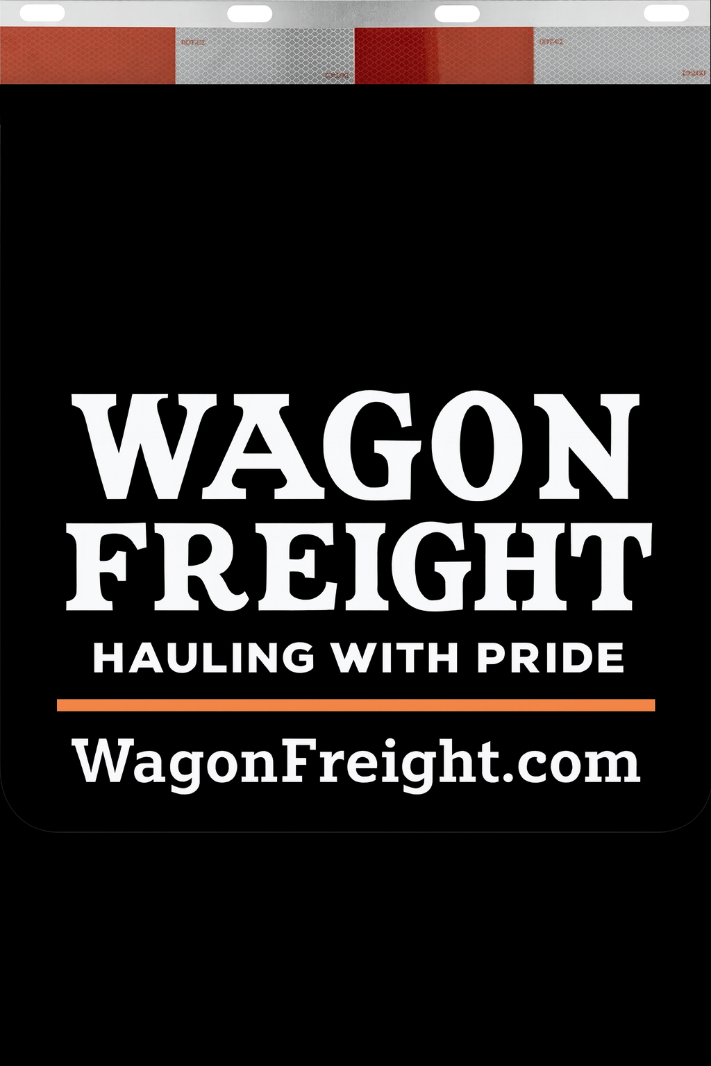 Custom Two-Color Semi-Truck, Work Truck, Box Truck Mud Flaps | Create Your Own Mud Flaps | Add Your Own Logo Or Text | Custom Mud Flap Template Designs | Mud Flaps For Compliance & Business Growth