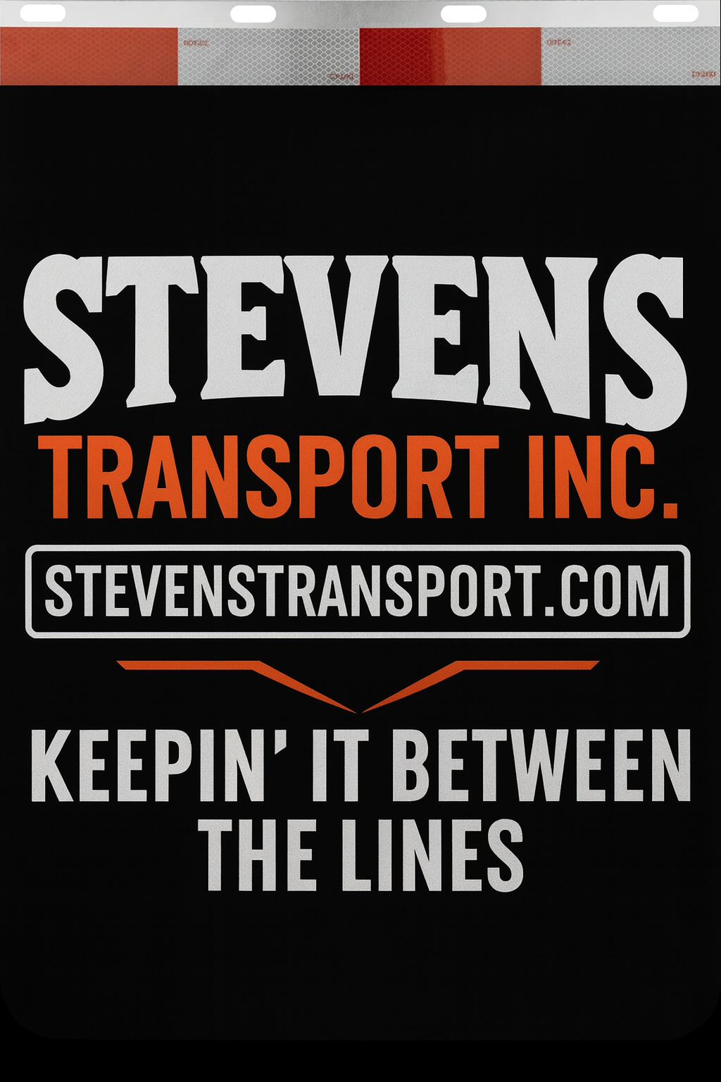 Custom Two-Color Semi-Truck, Work Truck, Box Truck Mud Flaps | Create Your Own Mud Flaps | Add Your Own Logo Or Text | Custom Mud Flap Template Designs | Mud Flaps For Compliance & Business Growth