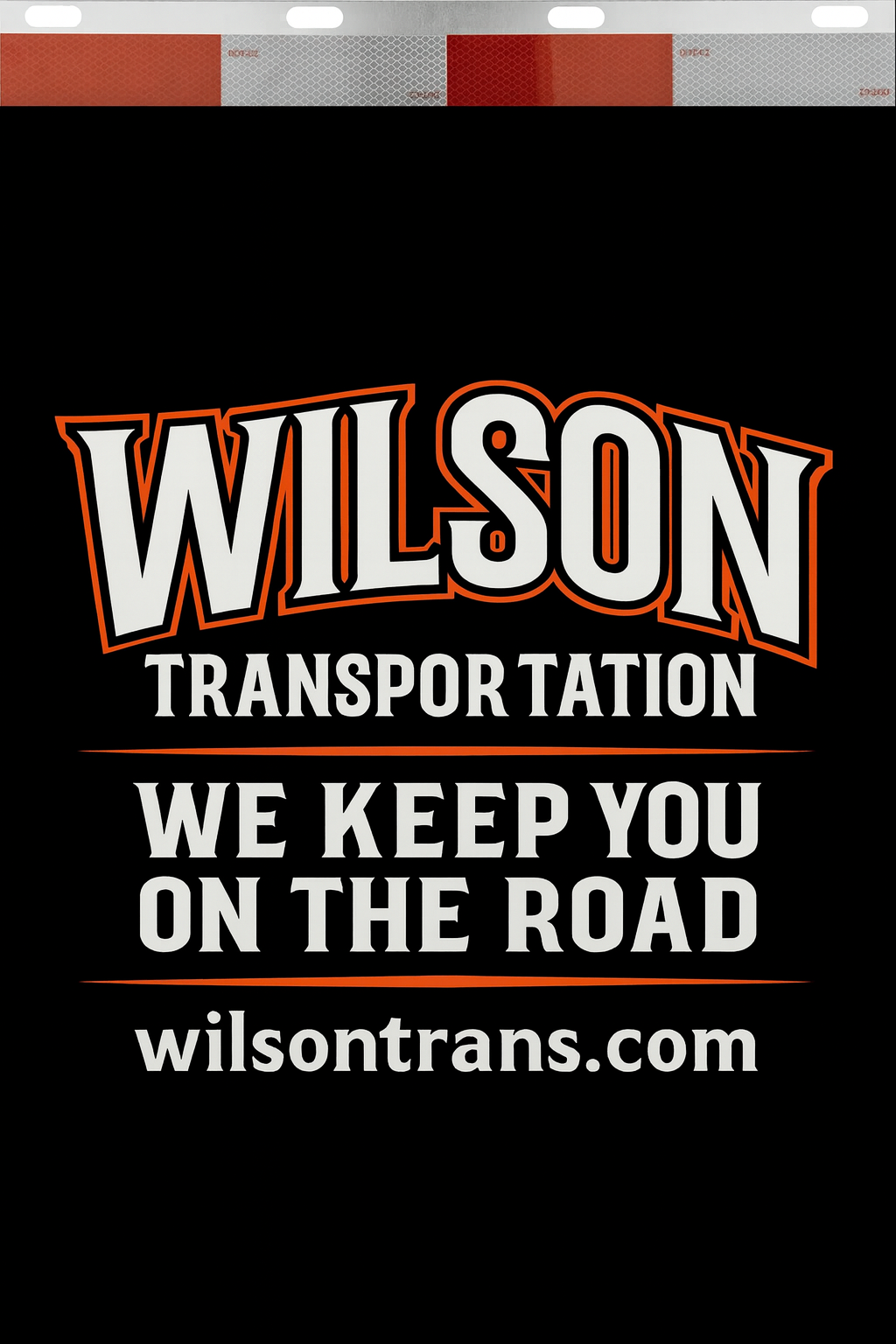 Custom Two-Color Semi-Truck, Work Truck, Box Truck Mud Flaps | Create Your Own Mud Flaps | Add Your Own Logo Or Text | Custom Mud Flap Template Designs | Mud Flaps For Compliance & Business Growth