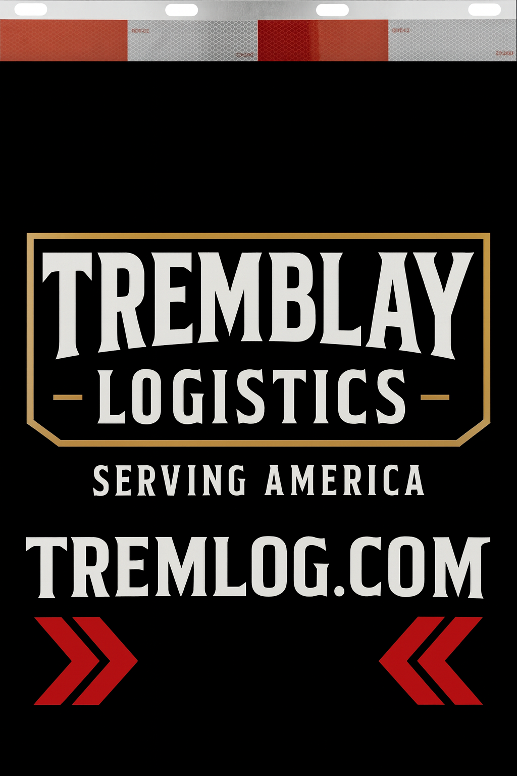 Custom Two-Color Semi-Truck, Work Truck, Box Truck Mud Flaps | Create Your Own Mud Flaps | Add Your Own Logo Or Text | Custom Mud Flap Template Designs | Mud Flaps For Compliance & Business Growth