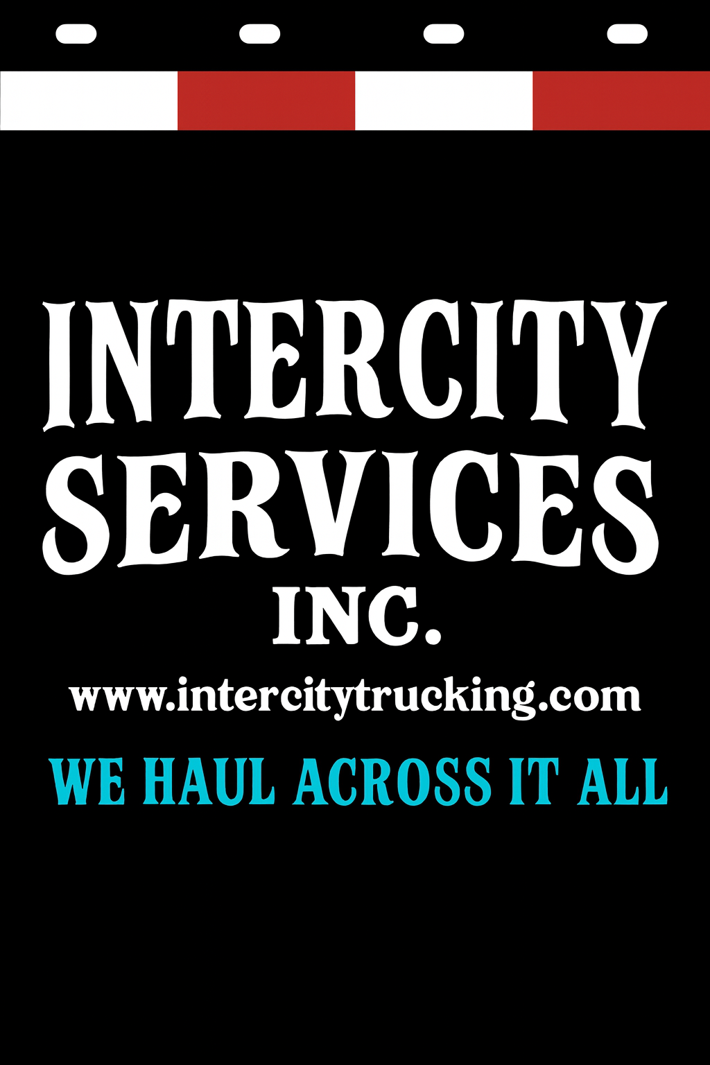 Custom Two-Color Semi-Truck, Work Truck, Box Truck Mud Flaps | Create Your Own Mud Flaps | Add Your Own Logo Or Text | Custom Mud Flap Template Designs | Mud Flaps For Compliance & Business Growth