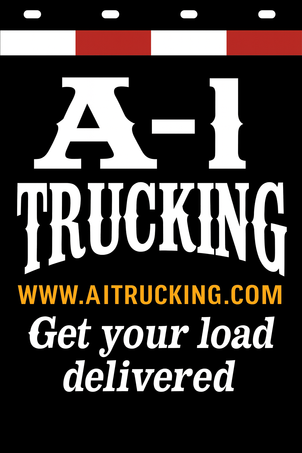 Custom Two-Color Semi-Truck, Work Truck, Box Truck Mud Flaps | Create Your Own Mud Flaps | Add Your Own Logo Or Text | Custom Mud Flap Template Designs | Mud Flaps For Compliance & Business Growth