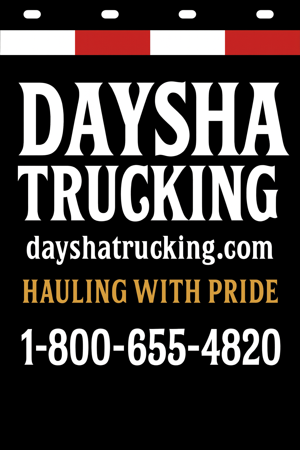 Custom Two-Color Semi-Truck, Work Truck, Box Truck Mud Flaps | Create Your Own Mud Flaps | Add Your Own Logo Or Text | Custom Mud Flap Template Designs | Mud Flaps For Compliance & Business Growth
