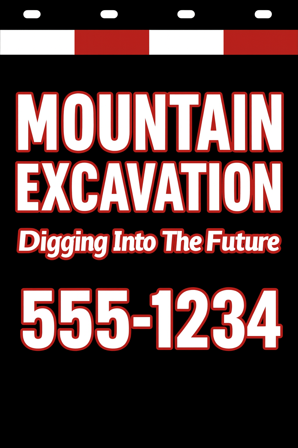 Custom Two-Color Semi-Truck, Work Truck, Box Truck Mud Flaps | Create Your Own Mud Flaps | Add Your Own Logo Or Text | Custom Mud Flap Template Designs | Mud Flaps For Compliance & Business Growth