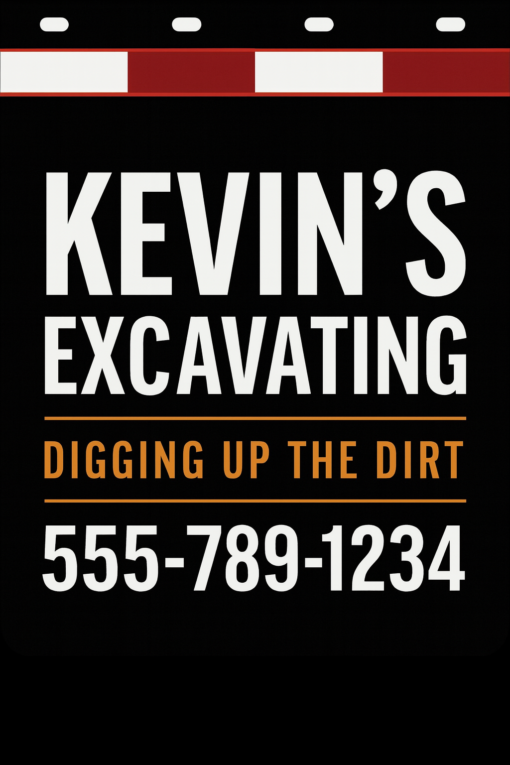 Custom Two-Color Semi-Truck, Work Truck, Box Truck Mud Flaps | Create Your Own Mud Flaps | Add Your Own Logo Or Text | Custom Mud Flap Template Designs | Mud Flaps For Compliance & Business Growth