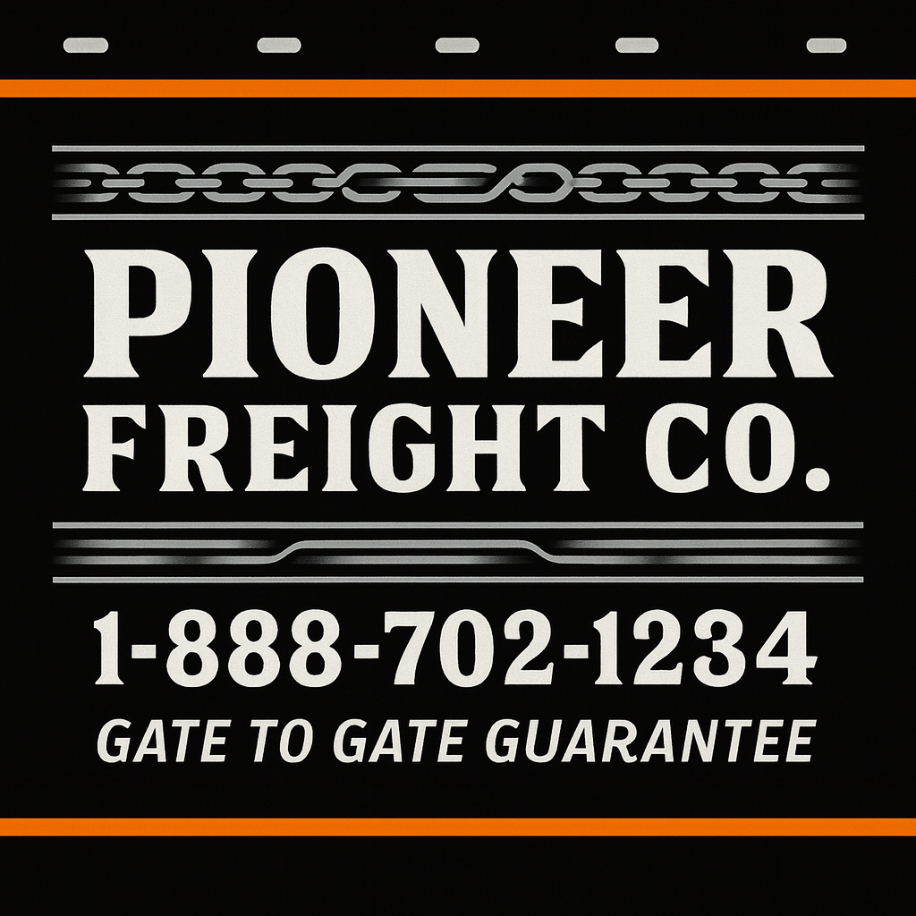 Custom Two-Color Semi-Truck, Work Truck, Box Truck Mud Flaps | Create Your Own Mud Flaps | Add Your Own Logo Or Text | Custom Mud Flap Template Designs | Mud Flaps For Compliance & Business Growth