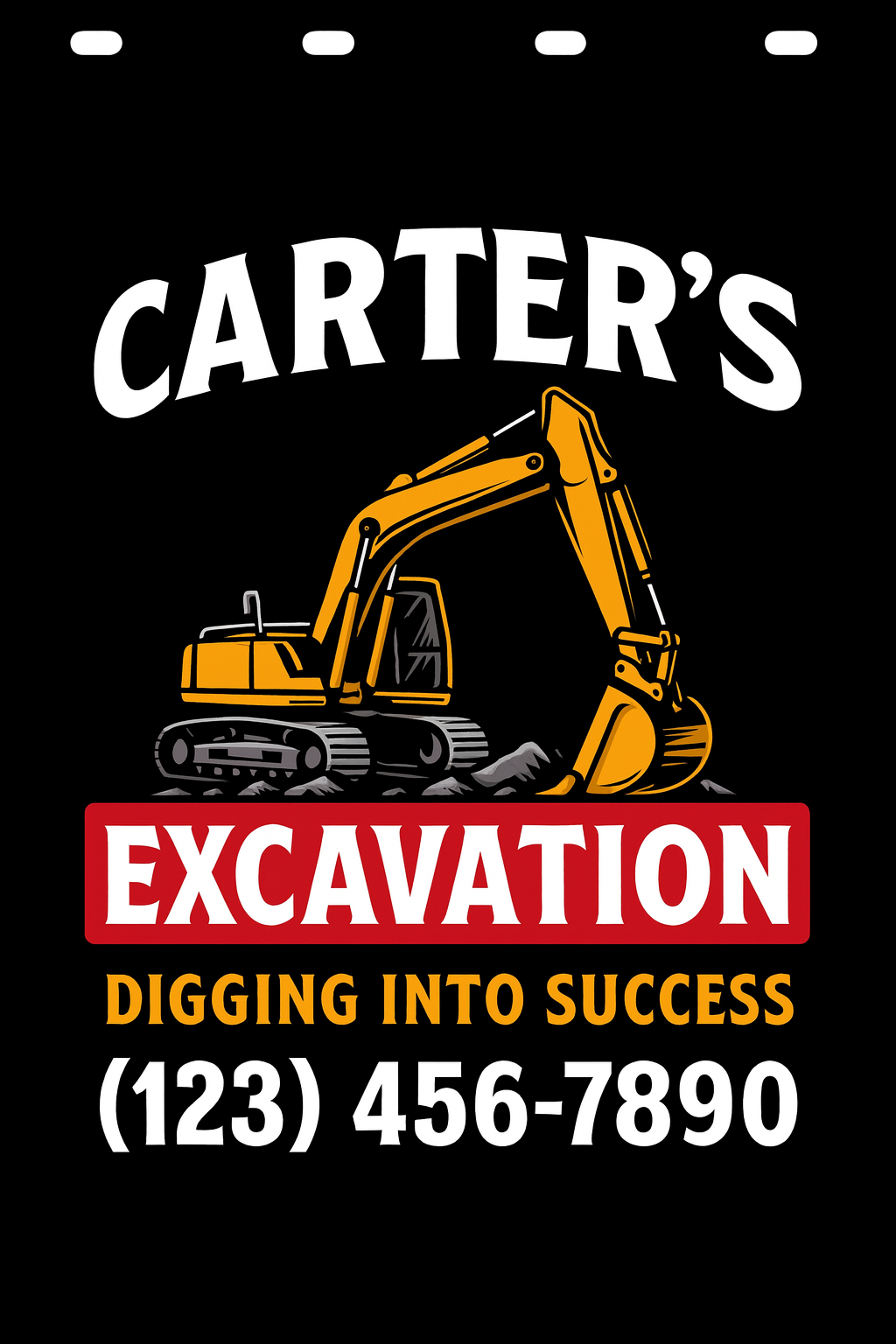 Custom Two-Color Semi-Truck, Work Truck, Box Truck Mud Flaps | Create Your Own Mud Flaps | Add Your Own Logo Or Text | Custom Mud Flap Template Designs | Mud Flaps For Compliance & Business Growth