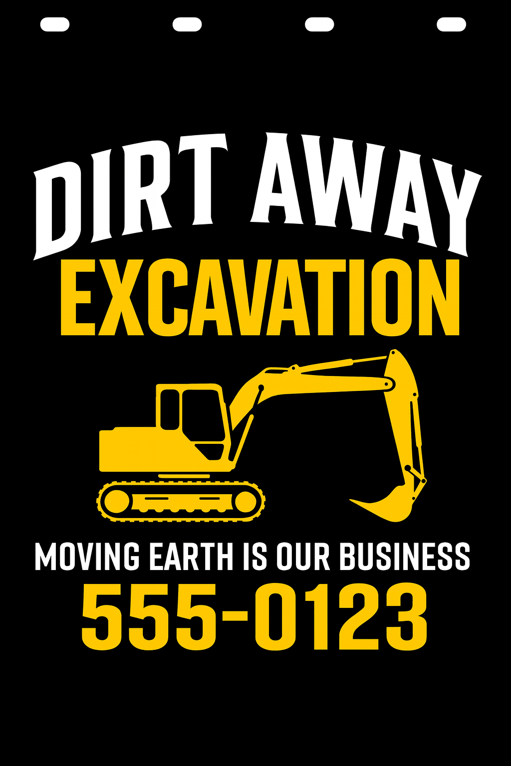 Custom Two-Color Semi-Truck, Work Truck, Box Truck Mud Flaps | Create Your Own Mud Flaps | Add Your Own Logo Or Text | Custom Mud Flap Template Designs | Mud Flaps For Compliance & Business Growth