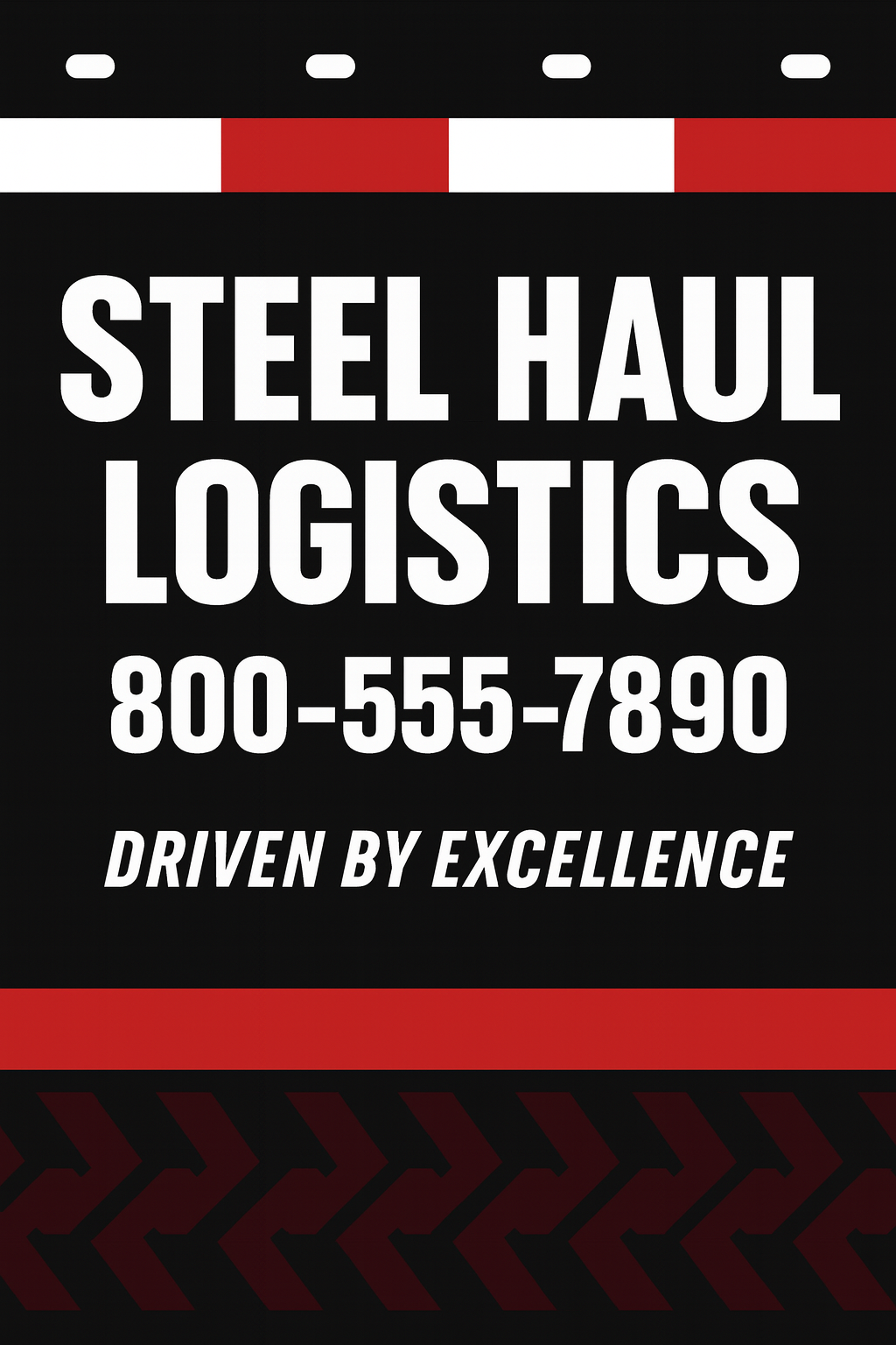 Custom Two-Color Semi-Truck, Work Truck, Box Truck Mud Flaps | Create Your Own Mud Flaps | Add Your Own Logo Or Text | Custom Mud Flap Template Designs | Mud Flaps For Compliance & Business Growth
