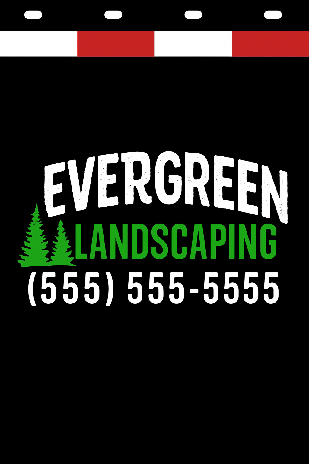 Custom Two-Color Semi-Truck, Work Truck, Box Truck Mud Flaps | Create Your Own Mud Flaps | Add Your Own Logo Or Text | Custom Mud Flap Template Designs | Mud Flaps For Compliance & Business Growth