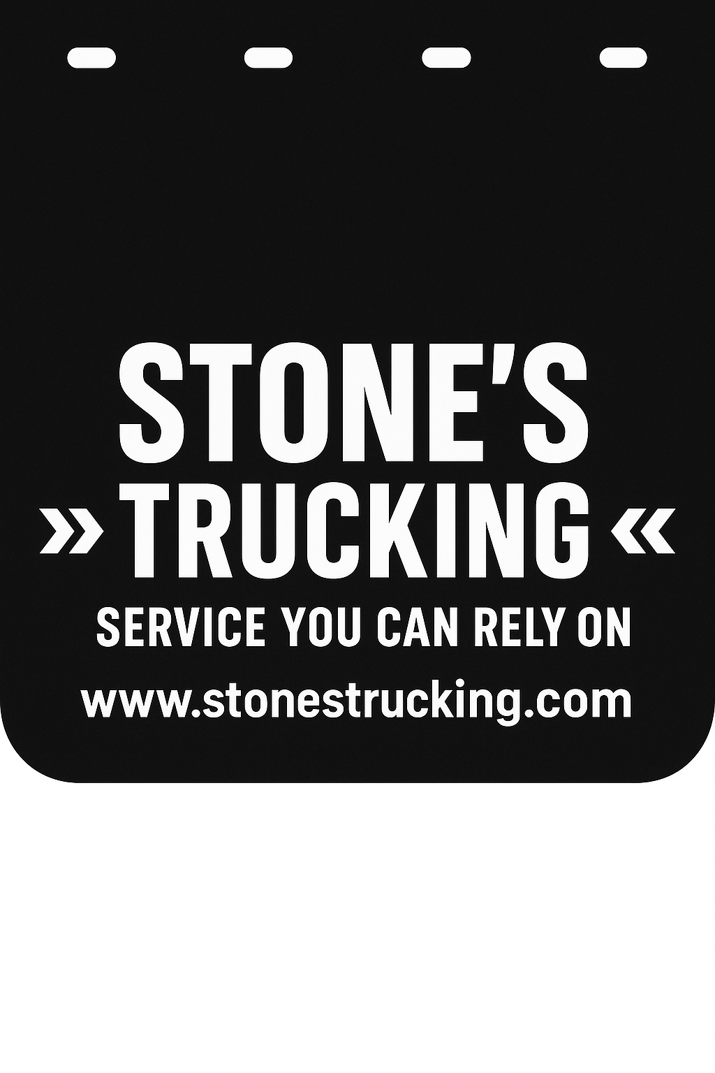Custom Semi-Truck, Work Truck, Box Truck Mud Flap | Create Your Own Mud Flaps | Add Your Own Logo Or Text | Custom Mud Flap Template Designs v114