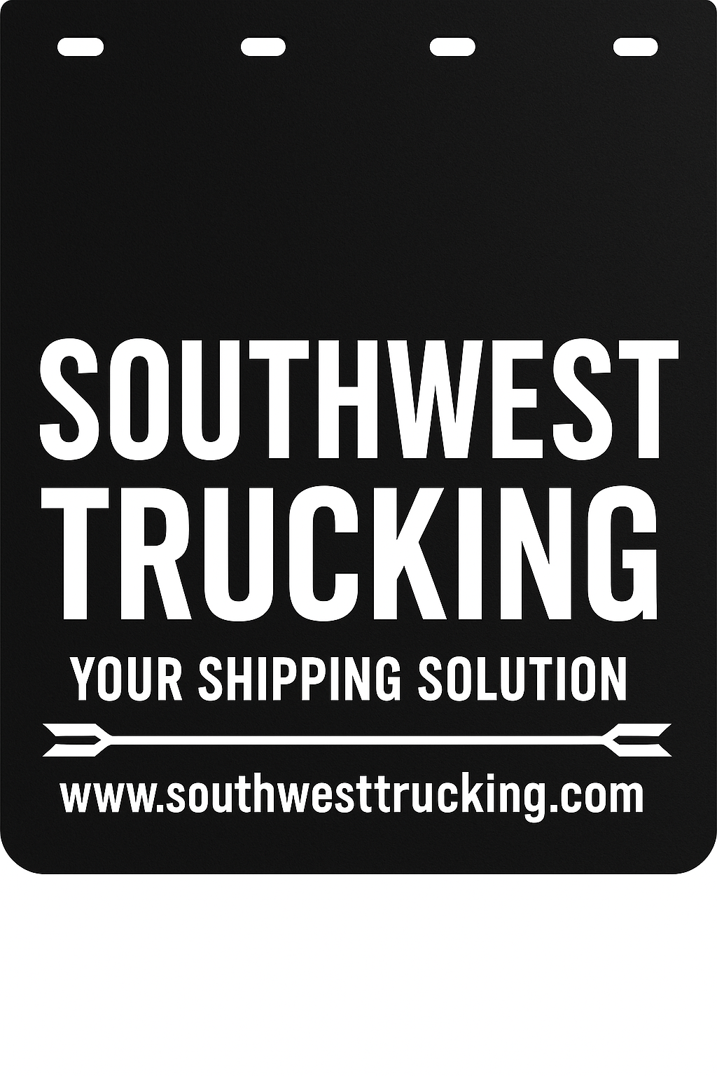 Custom Semi-Truck, Work Truck, Box Truck Mud Flap | Create Your Own Mud Flaps | Add Your Own Logo Or Text | Custom Mud Flap Template Designs v80