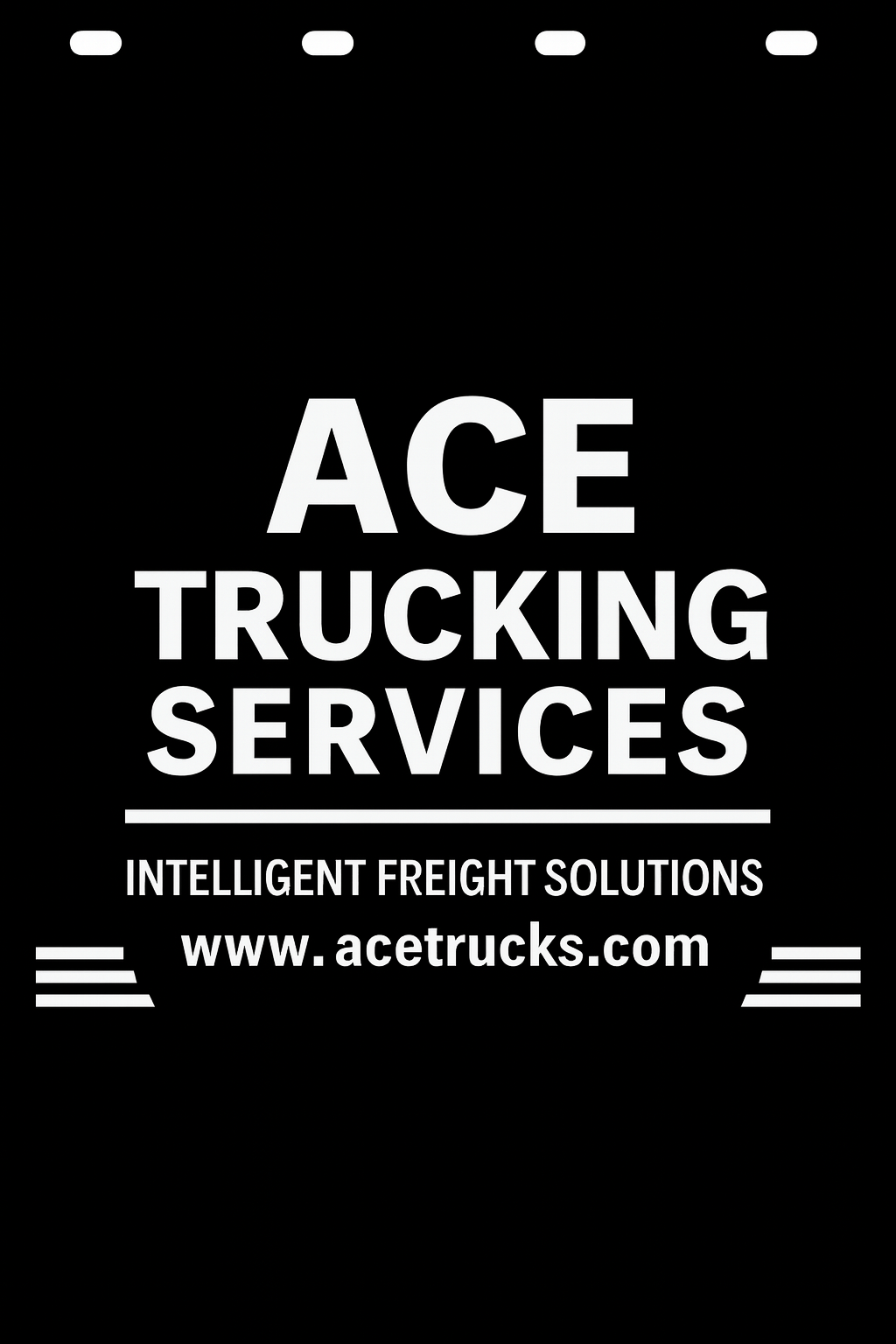 Custom Semi-Truck, Work Truck, Box Truck Mud Flap | Create Your Own Mud Flaps | Add Your Own Logo Or Text | Custom Mud Flap Template Designs v128