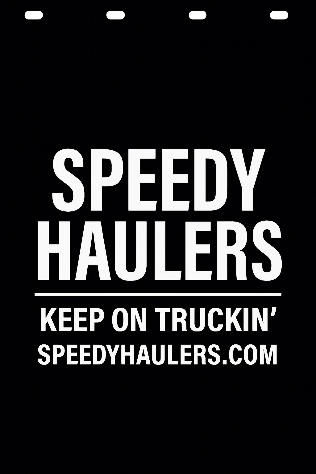 Custom Semi-Truck, Work Truck, Box Truck Mud Flap | Create Your Own Mud Flaps | Add Your Own Logo Or Text | Custom Mud Flap Template Designs v136