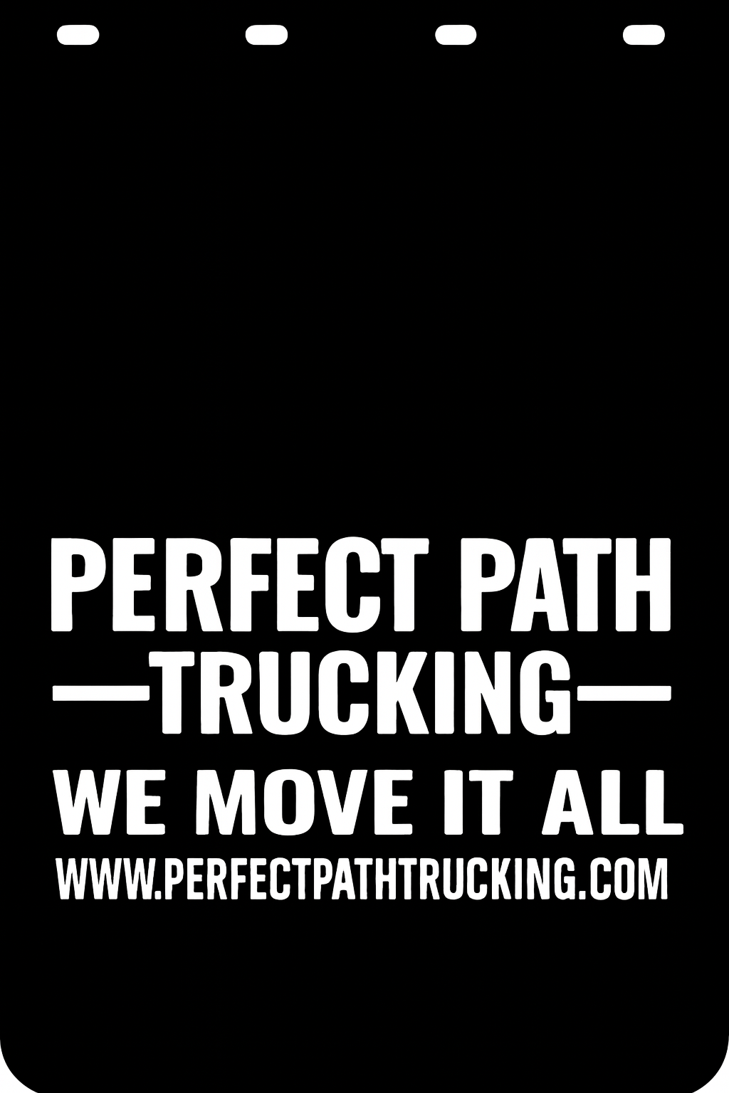 Custom Semi-Truck, Work Truck, Box Truck Mud Flap | Create Your Own Mud Flaps | Add Your Own Logo Or Text | Custom Mud Flap Template Designs v192