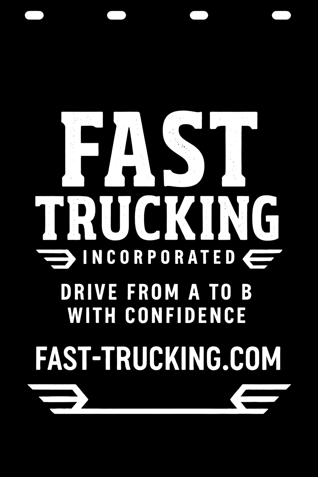 Custom Semi-Truck, Work Truck, Box Truck Mud Flap | Create Your Own Mud Flaps | Add Your Own Logo Or Text | Custom Mud Flap Template Designs v227