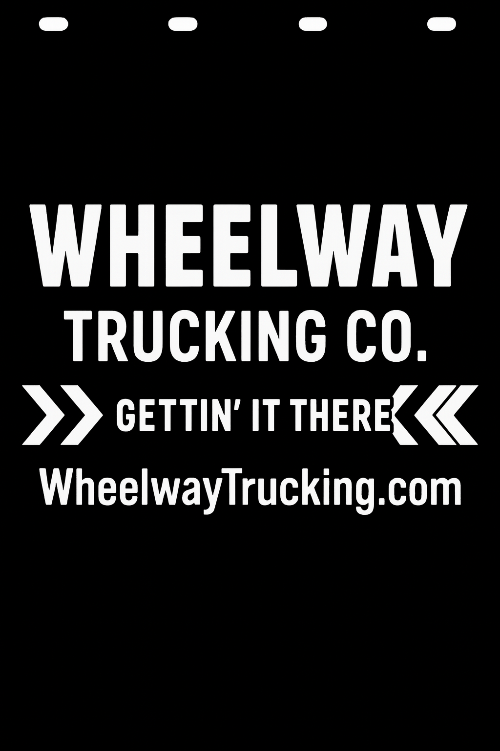Custom Semi-Truck, Work Truck, Box Truck Mud Flap | Create Your Own Mud Flaps | Add Your Own Logo Or Text | Custom Mud Flap Template Designs v278
