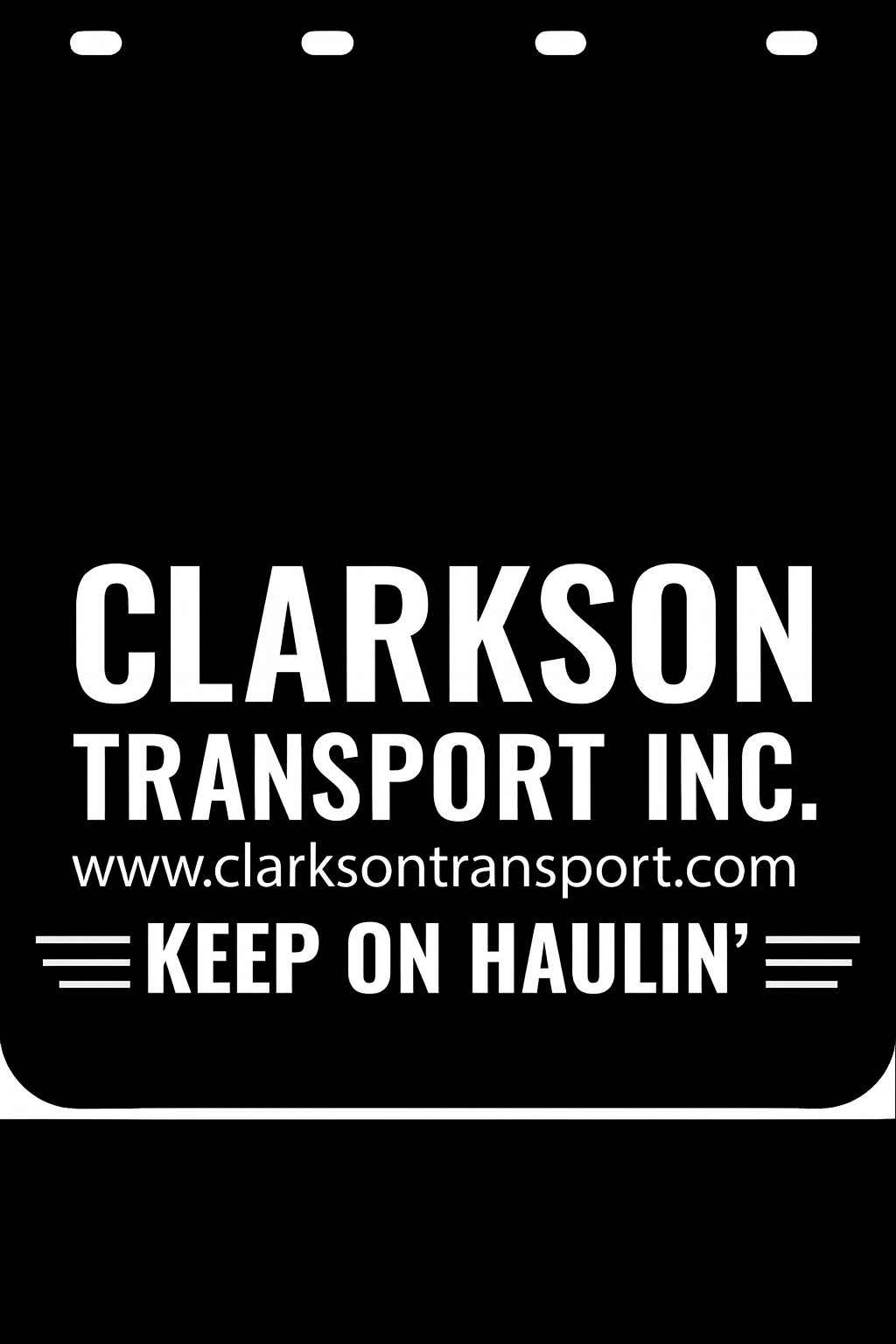 Custom Semi-Truck, Work Truck, Box Truck Mud Flap | Create Your Own Mud Flaps | Add Your Own Logo Or Text | Custom Mud Flap Template Designs v278