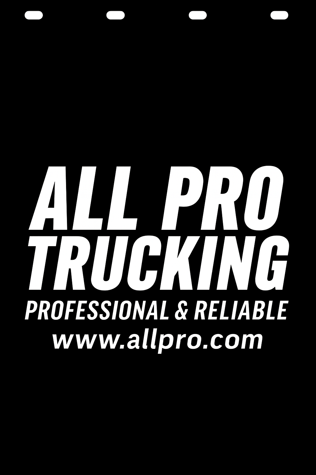 Custom Semi-Truck, Work Truck, Box Truck Mud Flap | Create Your Own Mud Flaps | Add Your Own Logo Or Text | Custom Mud Flap Template Designs v278
