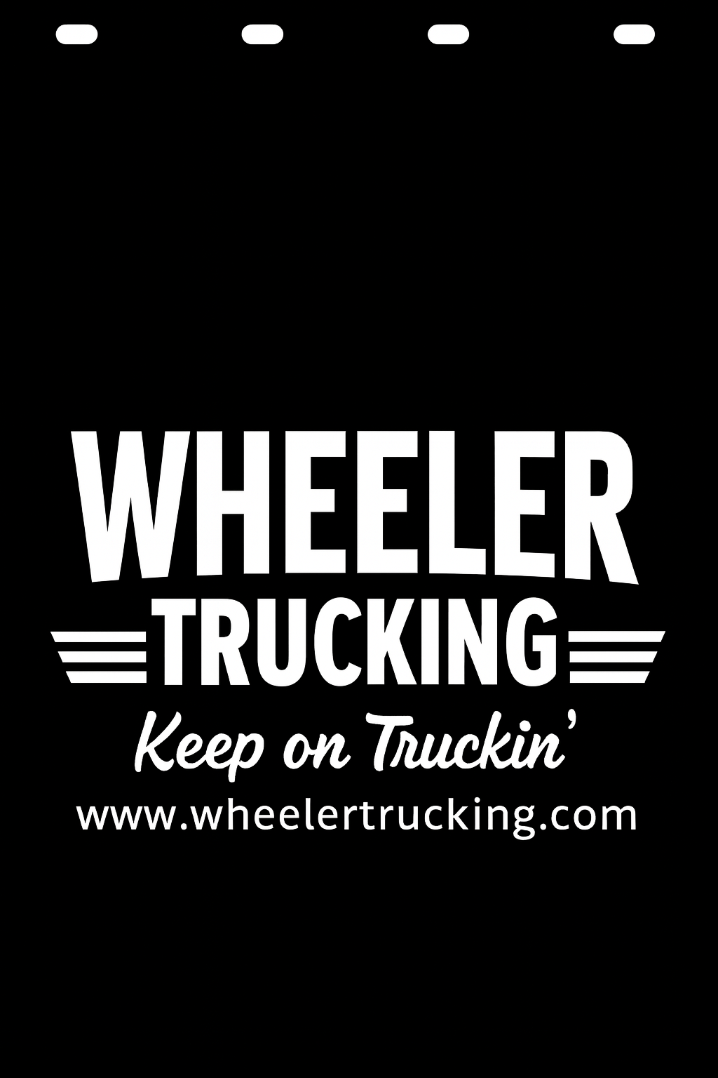 Custom Semi-Truck, Work Truck, Box Truck Mud Flap | Create Your Own Mud Flaps | Add Your Own Logo Or Text | Custom Mud Flap Template Designs v278