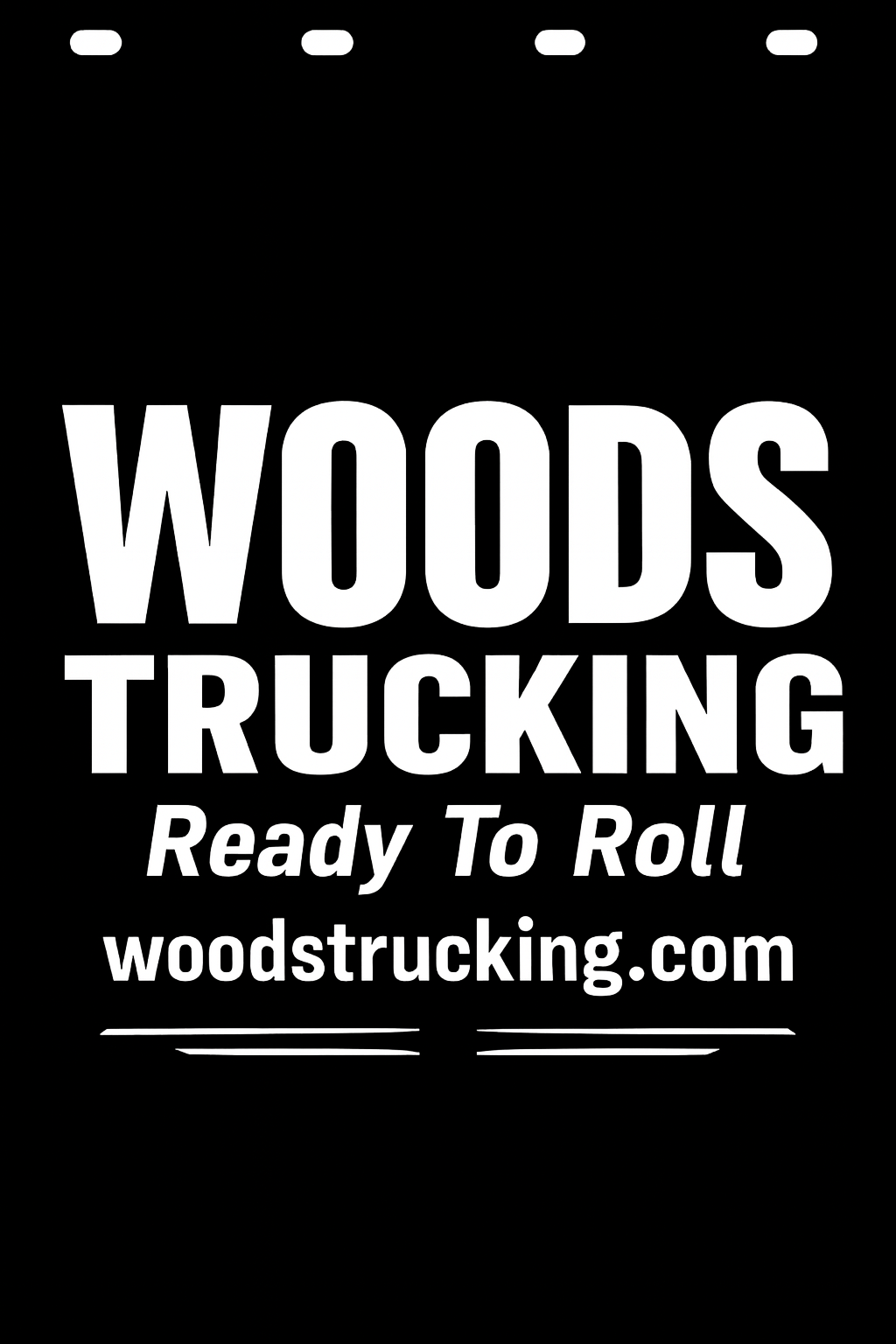 Custom Semi-Truck, Work Truck, Box Truck Mud Flap | Create Your Own Mud Flaps | Add Your Own Logo Or Text | Custom Mud Flap Template Designs v278