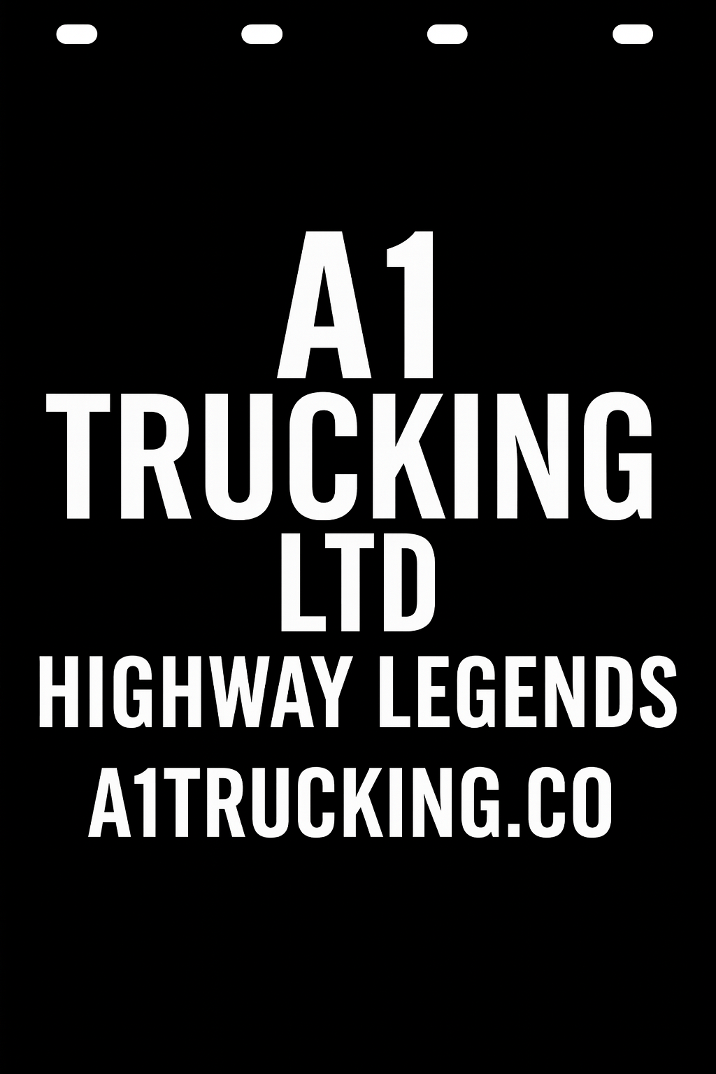 Custom Semi-Truck, Work Truck, Box Truck Mud Flap | Create Your Own Mud Flaps | Add Your Own Logo Or Text | Custom Mud Flap Template Designs v278