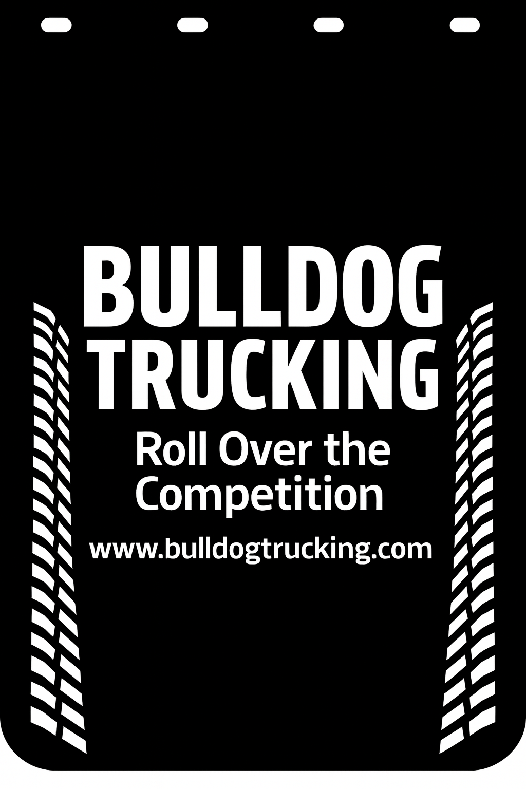 Custom Semi-Truck, Work Truck, Box Truck Mud Flap | Create Your Own Mud Flaps | Add Your Own Logo Or Text | Custom Mud Flap Template Designs v278