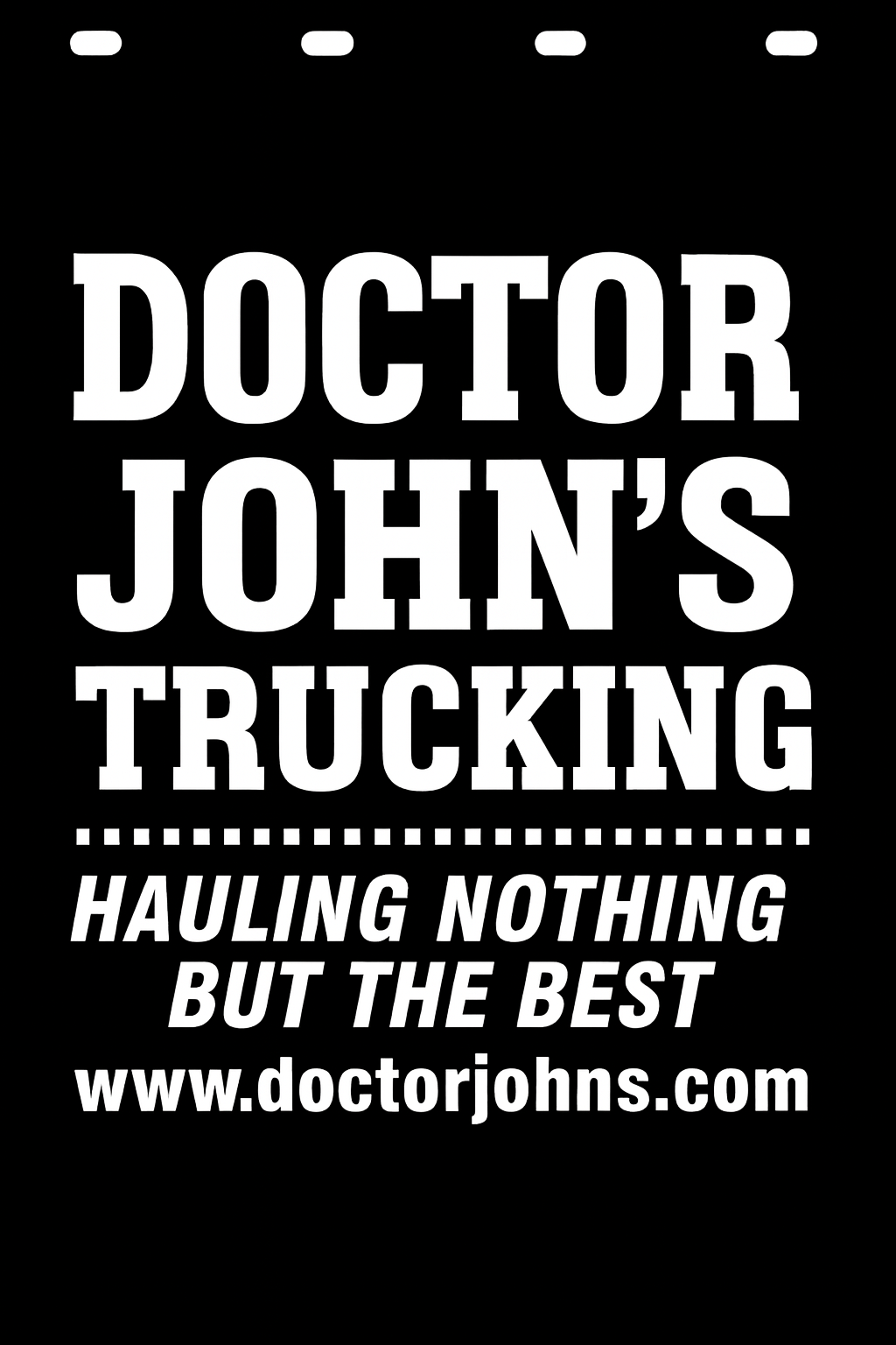 Custom Semi-Truck, Work Truck, Box Truck Mud Flap | Create Your Own Mud Flaps | Add Your Own Logo Or Text | Custom Mud Flap Template Designs v278