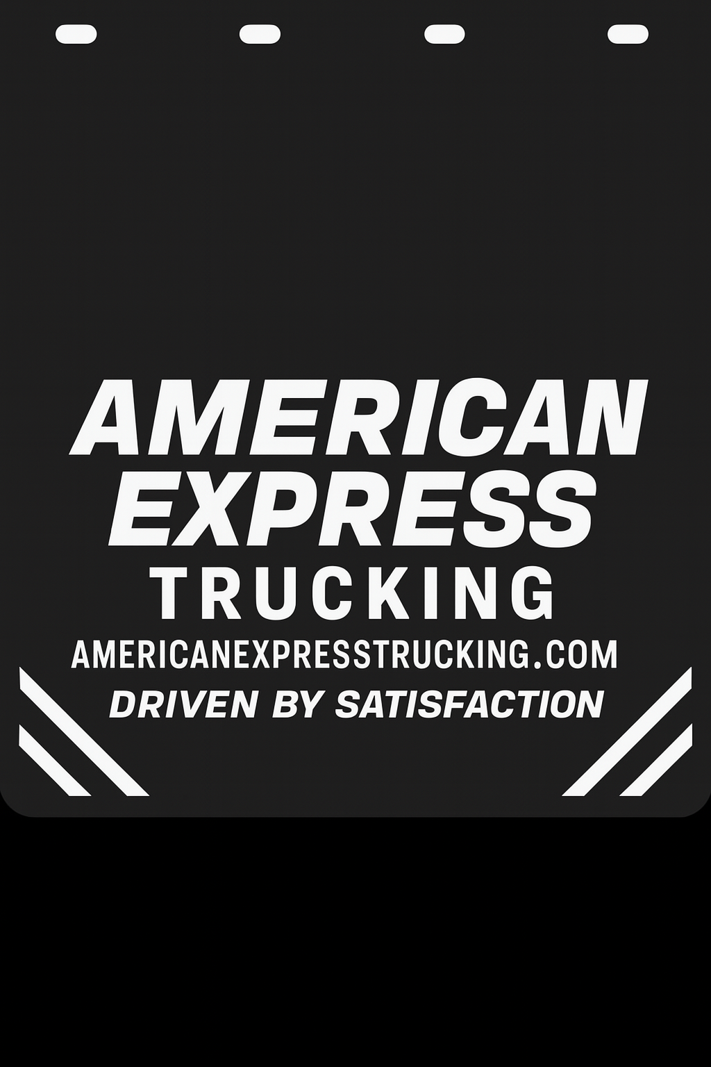 Custom Semi-Truck, Work Truck, Box Truck Mud Flap | Create Your Own Mud Flaps | Add Your Own Logo Or Text | Custom Mud Flap Template Designs v278