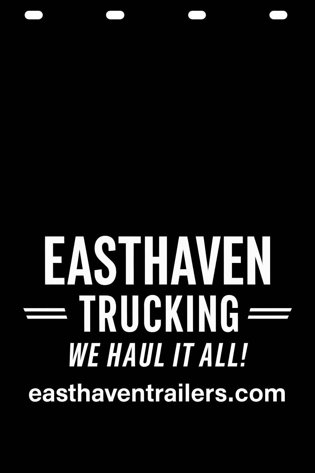 Custom Semi-Truck, Work Truck, Box Truck Mud Flap | Create Your Own Mud Flaps | Add Your Own Logo Or Text | Custom Mud Flap Template Designs v278