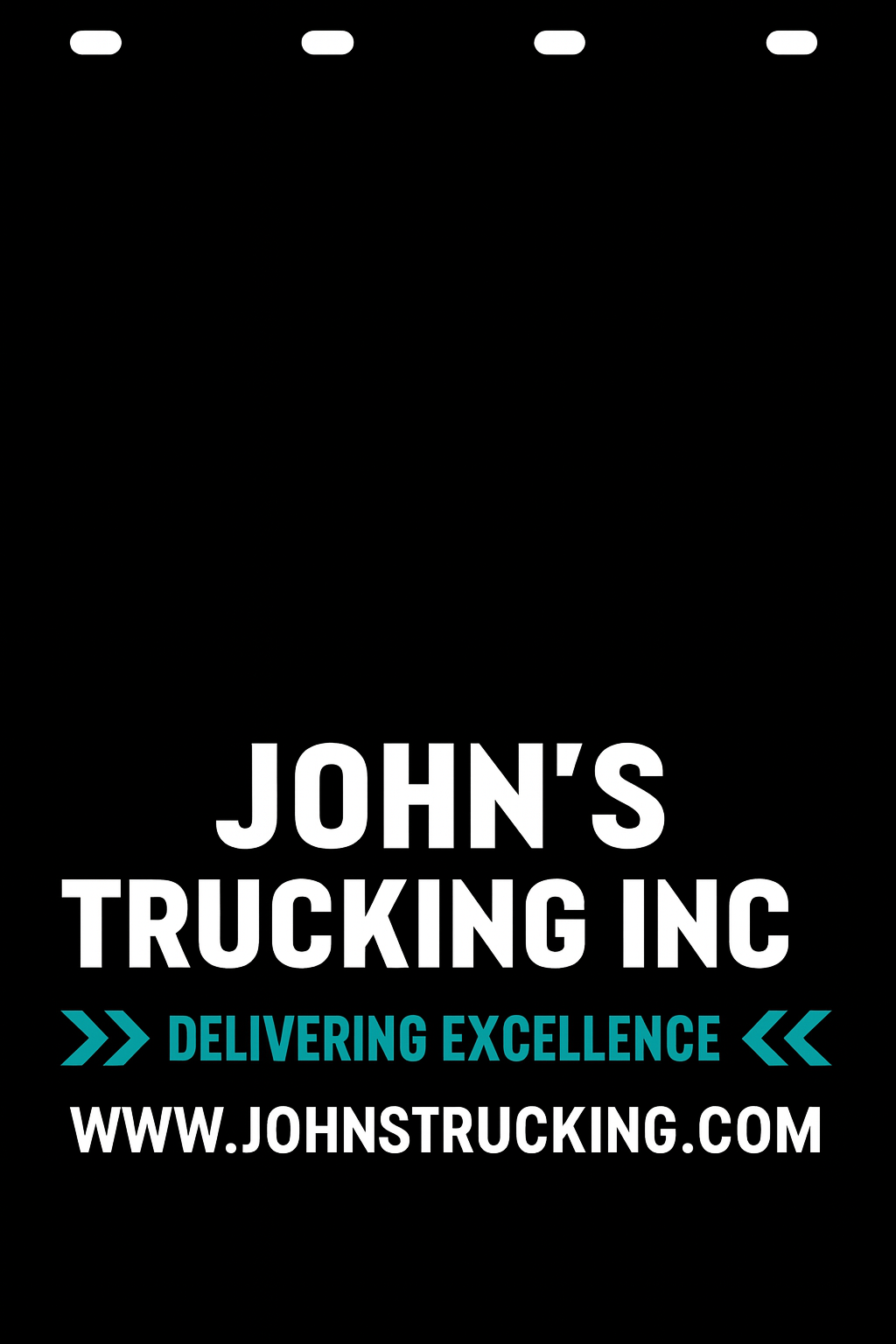 Custom Two-Color Semi-Truck, Work Truck, Box Truck Mud Flap | Create Your Own Mud Flaps | Add Your Own Logo Or Text | Custom Mud Flap Template Designs v278