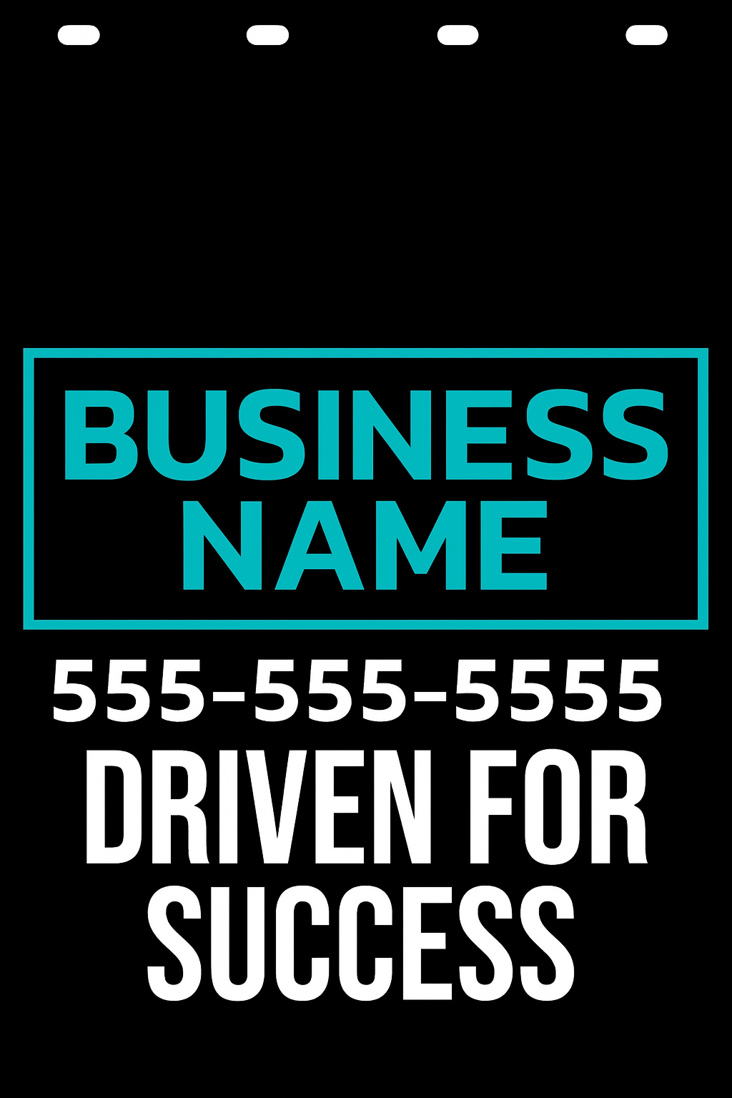 Custom Two-Color Semi-Truck, Work Truck, Box Truck Mud Flap | Create Your Own Mud Flaps | Add Your Own Logo Or Text | Custom Mud Flap Template Designs v278
