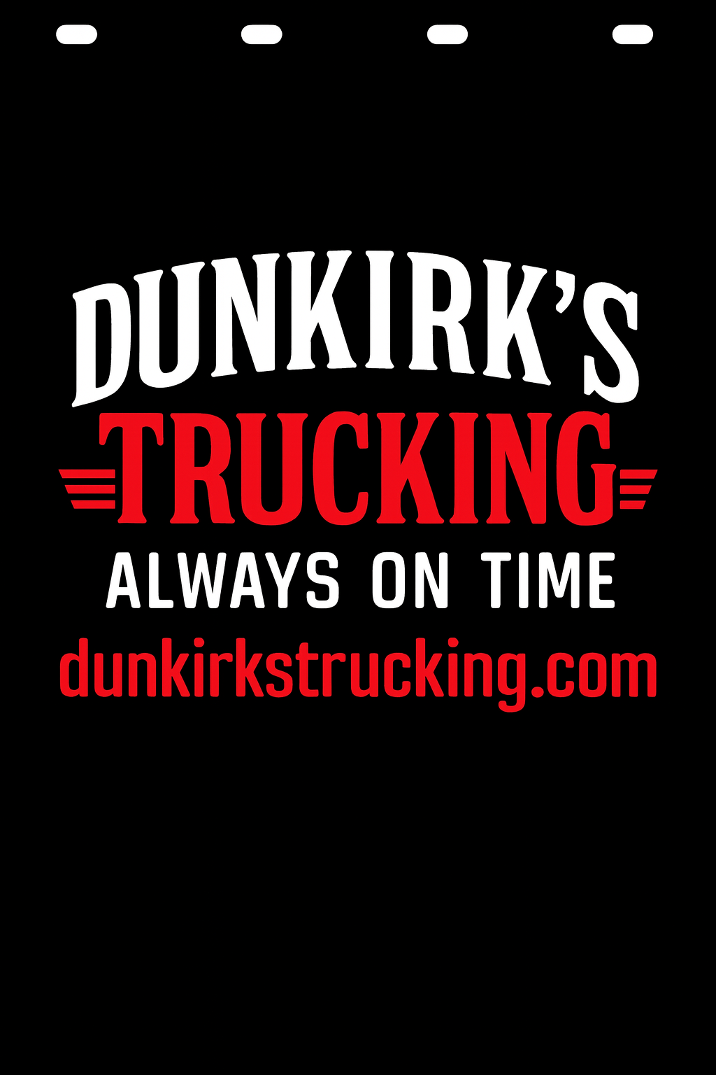 Custom Two-Color Semi-Truck, Work Truck, Box Truck Mud Flap | Create Your Own Mud Flaps | Add Your Own Logo Or Text | Custom Mud Flap Template Designs v278