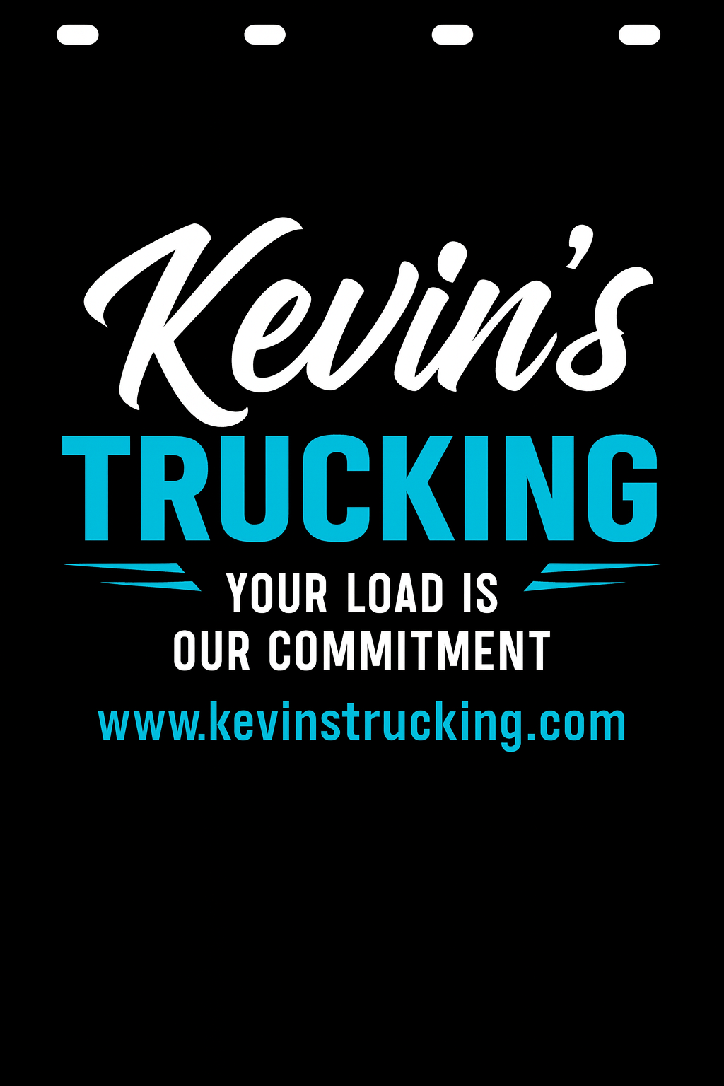 Custom Two-Color Semi-Truck, Work Truck, Box Truck Mud Flap | Create Your Own Mud Flaps | Add Your Own Logo Or Text | Custom Mud Flap Template Designs v278