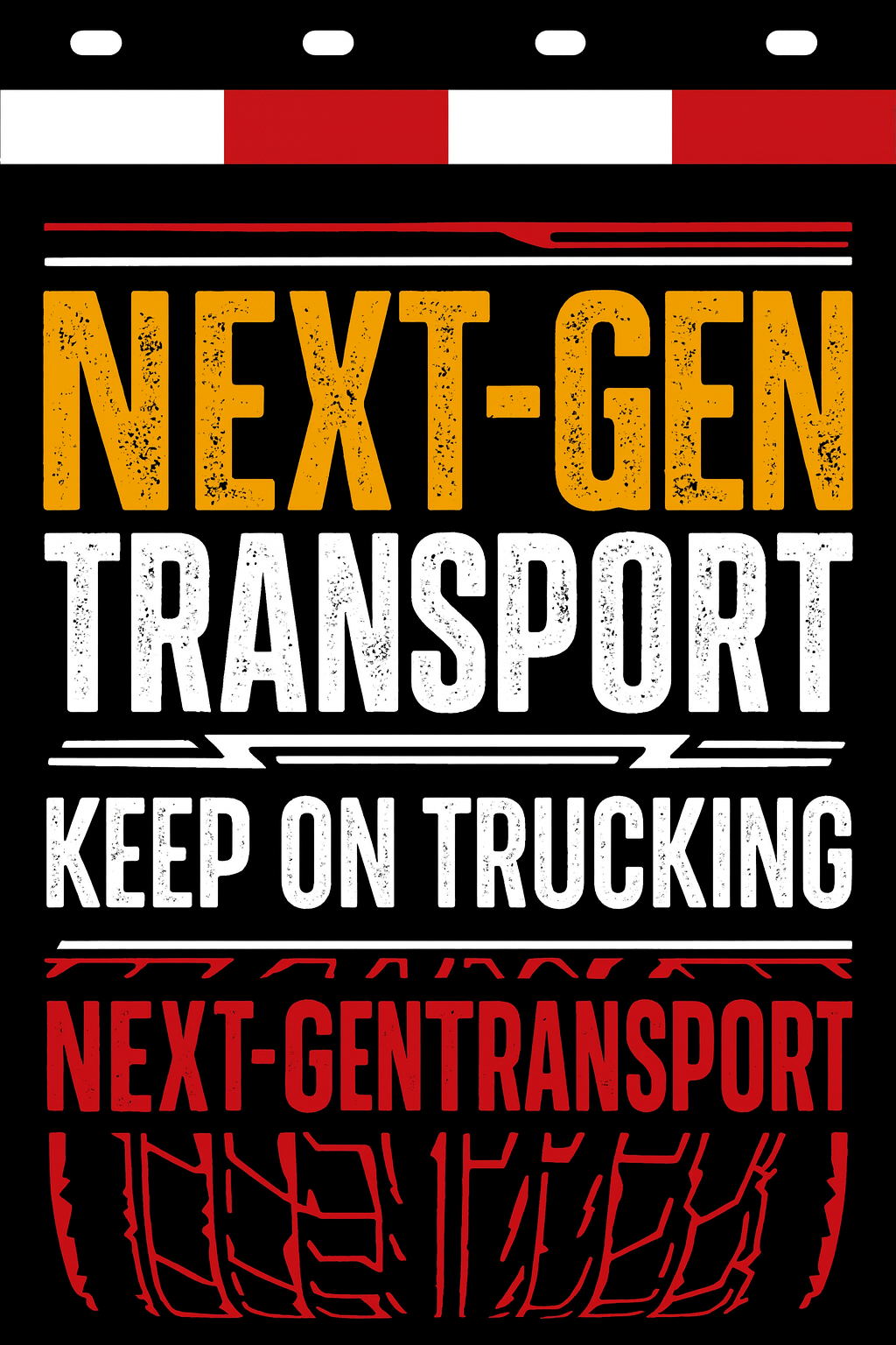 Custom Two-Color Semi-Truck, Work Truck, Box Truck Mud Flap | Create Your Own Mud Flaps | Add Your Own Logo Or Text | Custom Mud Flap Template Designs v278