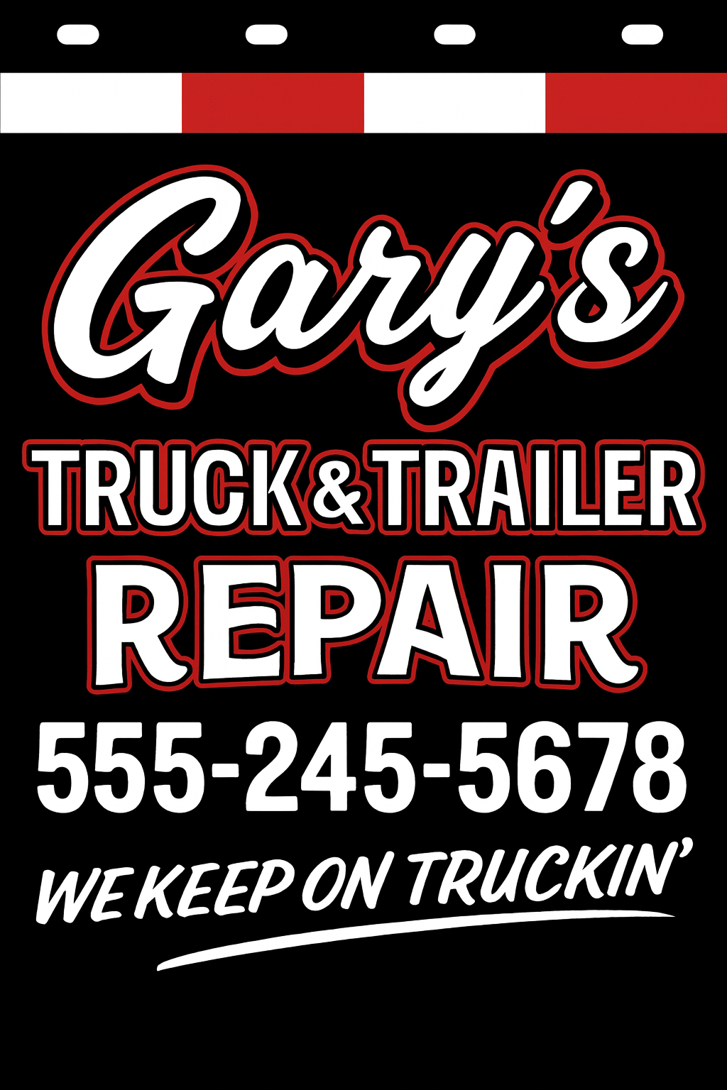 Custom Two-Color Semi-Truck, Work Truck, Box Truck Mud Flap | Create Your Own Mud Flaps | Add Your Own Logo Or Text | Custom Mud Flap Template Designs v278