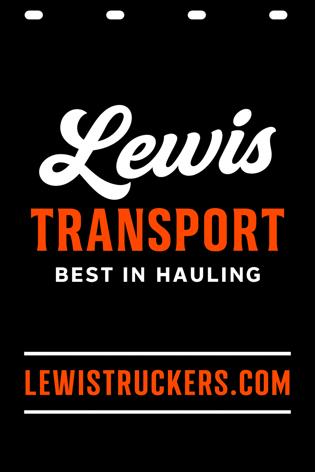 Custom Two-Color Semi-Truck, Work Truck, Box Truck Mud Flap | Create Your Own Mud Flaps | Add Your Own Logo Or Text | Custom Mud Flap Template Designs v278
