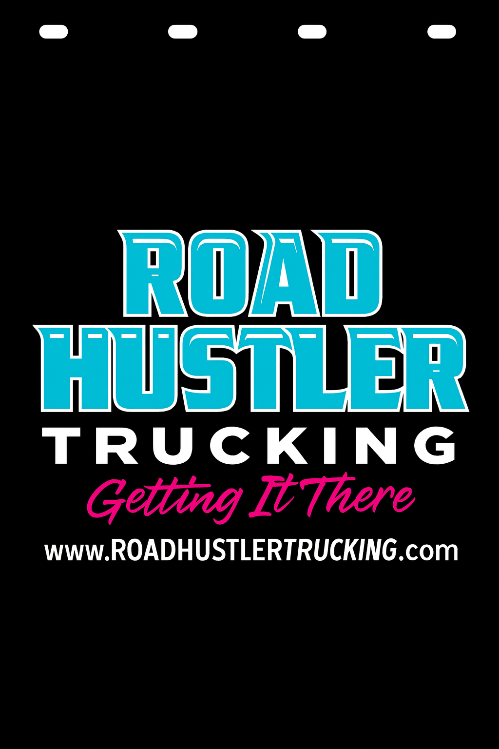 Custom Two-Color Semi-Truck, Work Truck, Box Truck Mud Flap | Create Your Own Mud Flaps | Add Your Own Logo Or Text | Custom Mud Flap Template Designs v278