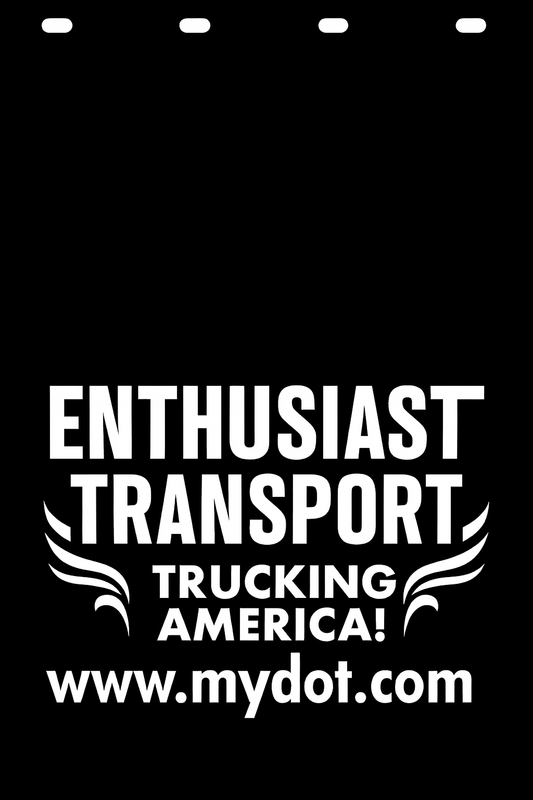 Custom Semi-Truck, Work Truck, Box Truck Mud Flap | Create Your Own Mud Flaps | Add Your Own Logo Or Text | Custom Mud Flap Template Designs v21
