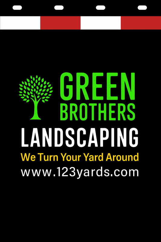 Custom Two-Color Semi-Truck, Work Truck, Box Truck Mud Flaps | Create Your Own Mud Flaps | Add Your Own Logo Or Text | Custom Mud Flap Template Designs | Mud Flaps For Compliance & Business Growth