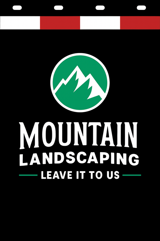 Custom Two-Color Semi-Truck, Work Truck, Box Truck Mud Flaps | Create Your Own Mud Flaps | Add Your Own Logo Or Text | Custom Mud Flap Template Designs | Mud Flaps For Compliance & Business Growth