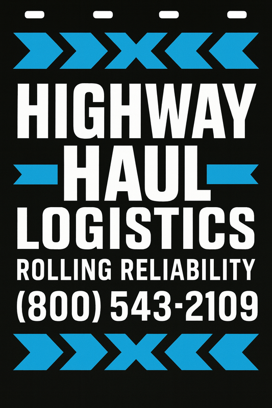 Custom Two-Color Semi-Truck, Work Truck, Box Truck Mud Flaps | Create Your Own Mud Flaps | Add Your Own Logo Or Text | Custom Mud Flap Template Designs | Mud Flaps For Compliance & Business Growth
