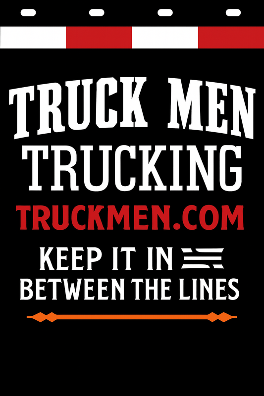 Custom Two-Color Semi-Truck, Work Truck, Box Truck Mud Flaps | Create Your Own Mud Flaps | Add Your Own Logo Or Text | Custom Mud Flap Template Designs | Mud Flaps For Compliance & Business Growth