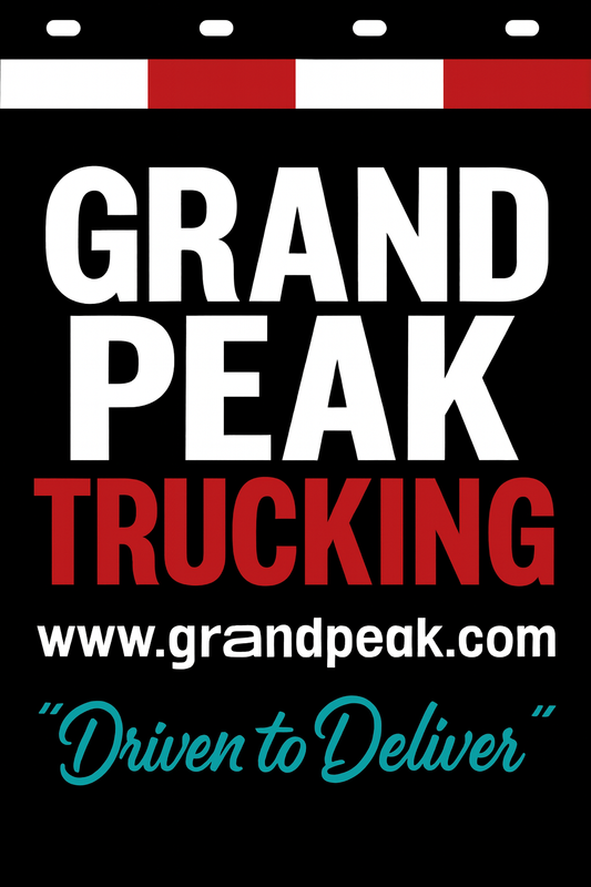 Custom Two-Color Semi-Truck, Work Truck, Box Truck Mud Flaps | Create Your Own Mud Flaps | Add Your Own Logo Or Text | Custom Mud Flap Template Designs | Mud Flaps For Compliance & Business Growth