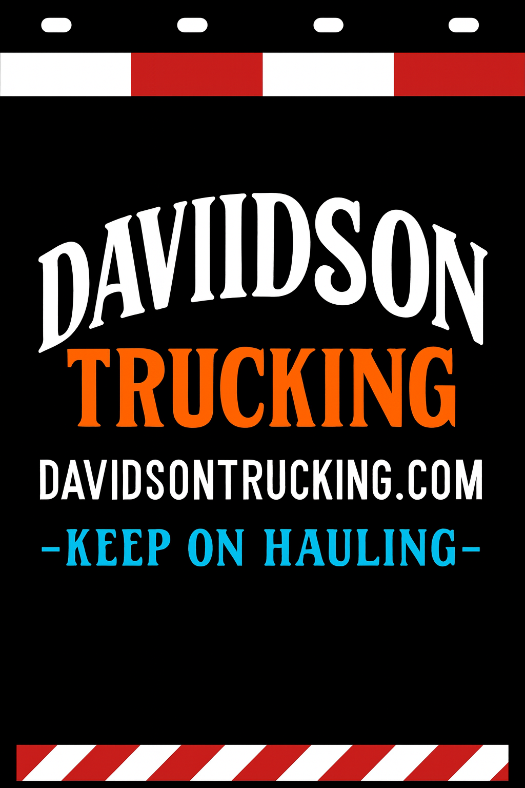 Custom Two-Color Semi-Truck, Work Truck, Box Truck Mud Flaps | Create Your Own Mud Flaps | Add Your Own Logo Or Text | Custom Mud Flap Template Designs | Mud Flaps For Compliance & Business Growth