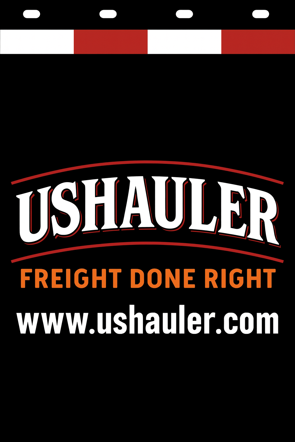 Custom Two-Color Semi-Truck, Work Truck, Box Truck Mud Flaps | Create Your Own Mud Flaps | Add Your Own Logo Or Text | Custom Mud Flap Template Designs | Mud Flaps For Compliance & Business Growth