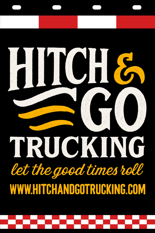 Custom Two-Color Semi-Truck, Work Truck, Box Truck Mud Flaps | Create Your Own Mud Flaps | Add Your Own Logo Or Text | Custom Mud Flap Template Designs | Mud Flaps For Compliance & Business Growth